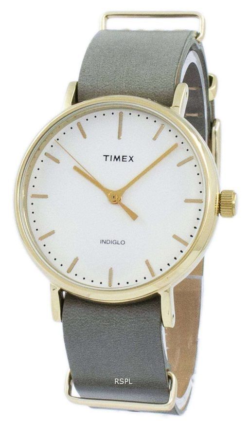 Timex Weekender 페어필드 Indiglo 석 영 TW2P98500 남 여 시계