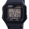 Casio 클래식 조명 기 크로 노 그래프 알람 W-217 H-9AV W217H 9AV 남자 시계