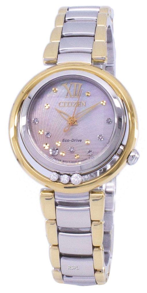 시민 L 일출 에코 드라이브 다이아몬드 악센트 EM0324-58 D 여자 시계