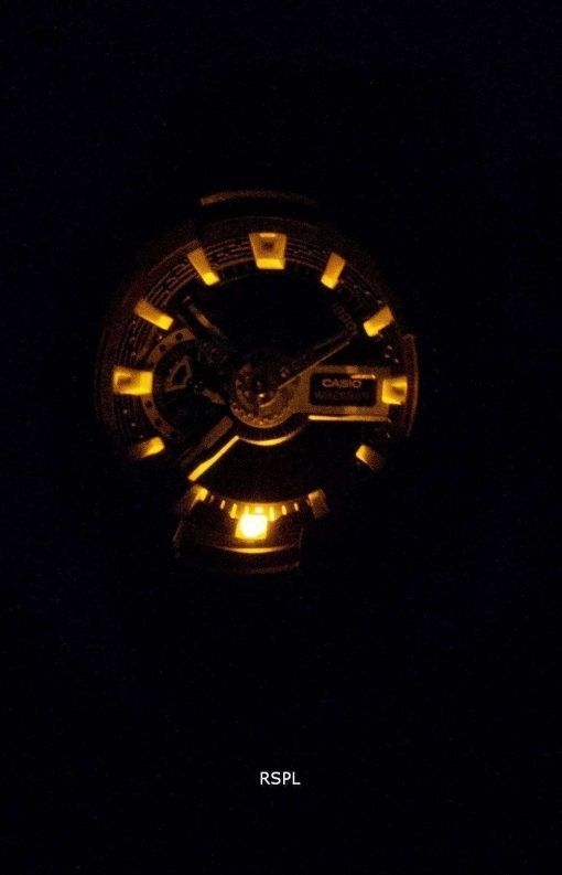 건반의 g 조-충격 충격 방지 아날로그 디지털 조지아 110PC 1A GA110PC-1A 남자의 시계