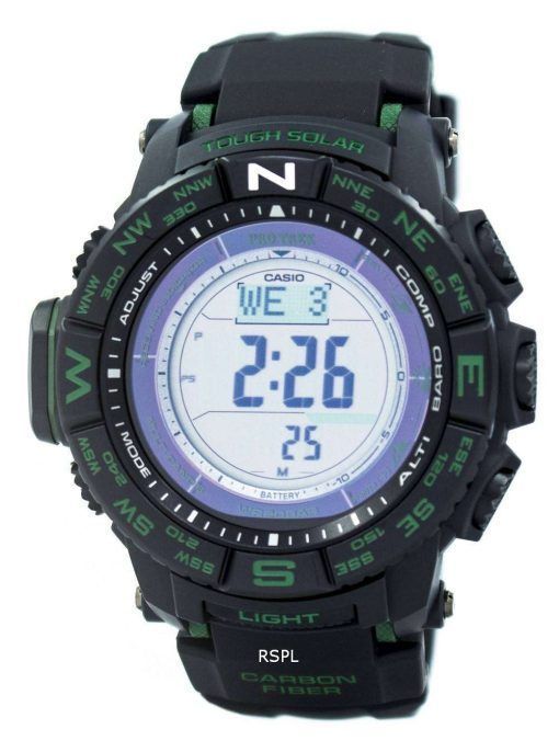 건반 Protrek 트리플 센서 힘든 태양 원자 PRW-S3500-1 D 시계