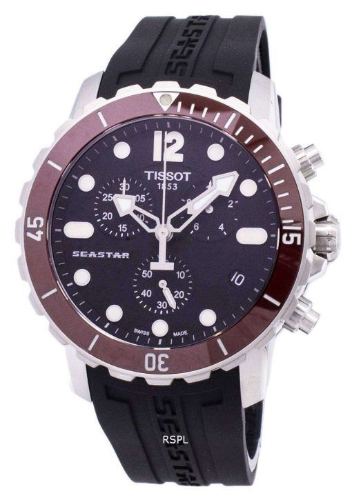 Tissot T 스포츠 Seastar 1000 크로 노 그래프 300m T066.417.17.057.01 T0664171705701 남자의 시계