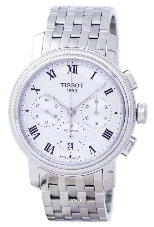 Tissot T-클래식 브릿지 포트 크로 노 그래프 자동 T097.427.11.033.00 T0974271103300 남자 시계