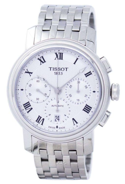 Tissot T-클래식 브릿지 포트 크로 노 그래프 자동 T097.427.11.033.00 T0974271103300 남자 시계