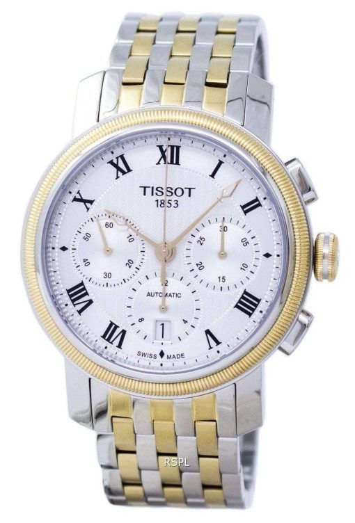 Tissot T-클래식 브릿지 포트 크로 노 그래프 자동 T097.427.22.033.00 T0974272203300 남자 시계