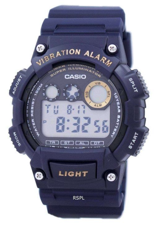 카시오 디지털 조명 기 W-735 H-2AVDF W-735 H-2AV 남자 시계