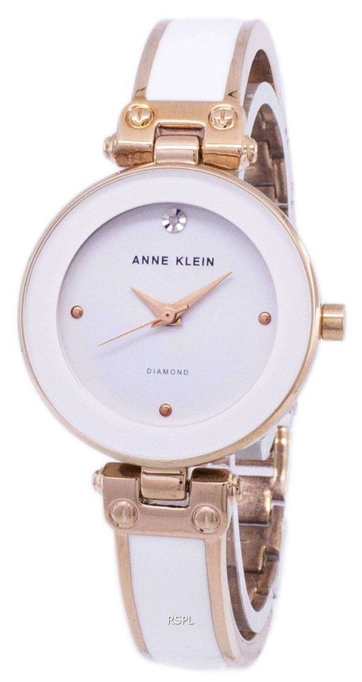 앤 클라인 쿼 츠 다이아몬드 악센트 1980WTRG 여자의 시계