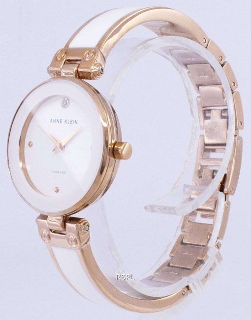 앤 클라인 쿼 츠 다이아몬드 악센트 1980WTRG 여자의 시계