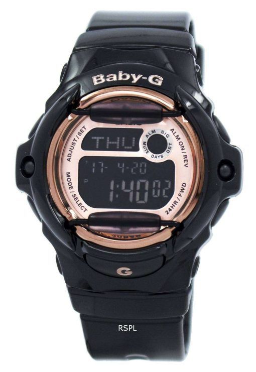 카시오 베이비 G 디지털 세계 시간 데이터뱅크 BG-169G-1 여성 시계