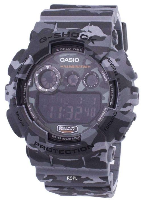 건반의 g 조-충격 디지털 위장 시리즈 GD-120 CM-8 남자의 시계