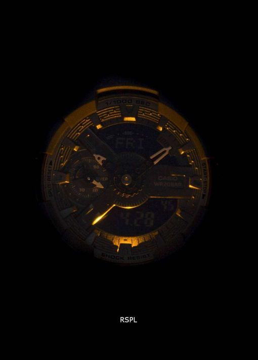 건반의 g 조-충격 S 시리즈 아날로그 디지털 세계 시간 GMA-S110CM-8A 남자 시계