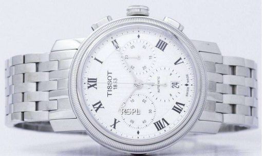 Tissot T-클래식 브릿지 포트 크로 노 그래프 자동 T097.427.11.033.00 T0974271103300 남자 시계