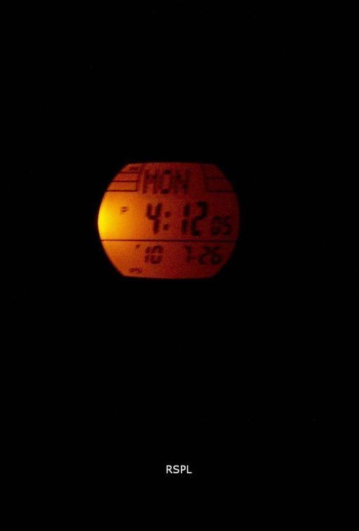 카시오 디지털 힘든 태양 5 경보 조명 기 W-S200H-1BVDF 남자의 시계