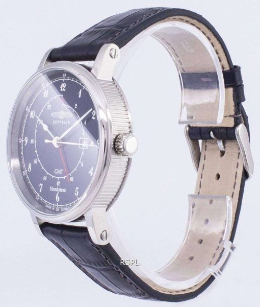 제 플 린 시리즈 Nordstern GMT 독일 만든 7546-3 75463 남자의 시계