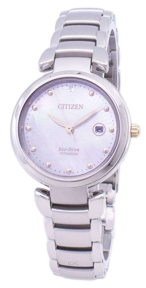 시민 에코 드라이브 슈퍼 티타늄 EW2506 81Y 여자의 시계