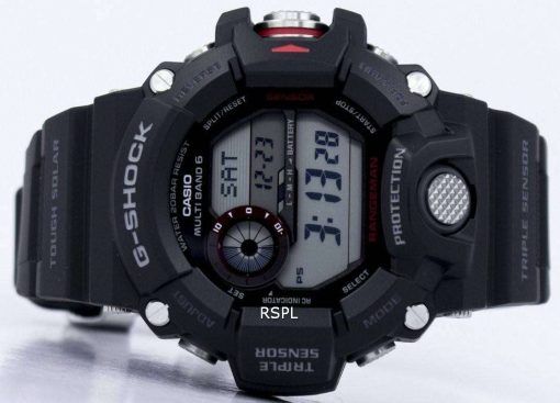 카시오 Rangeman g 조-충격 트리플 센서 원자 GW-9400-1