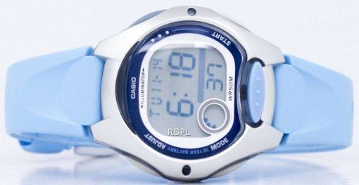 카시오 디지털 스포츠 조명 LW-200-2BVDF 여자의 시계
