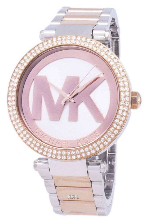 마이클 Kors 파커 다이아몬드 악센트 석 영 MK6314 여자의 시계