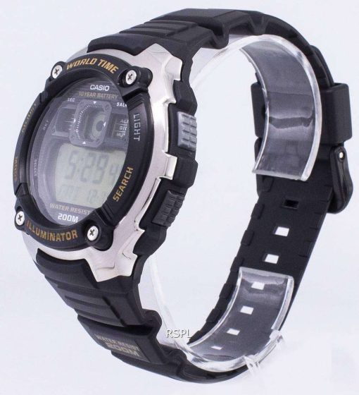 카시오 청소년 AE-2000W-9AV 조명 디지털 남자의 시계
