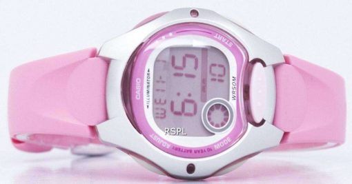 카시오 디지털 스포츠 조명 LW-200-4BVDF 여자의 시계
