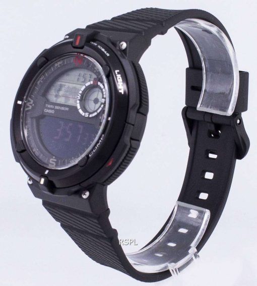 카시오 야외 SGW-600 H-1B 트윈 센서 디지털 석 영 남자 시계