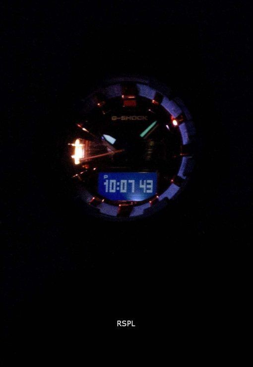 건반 g 조-충격 GA-800BR-1A GA800BR-1A 조명 아날로그 디지털 200 M 남자의 시계