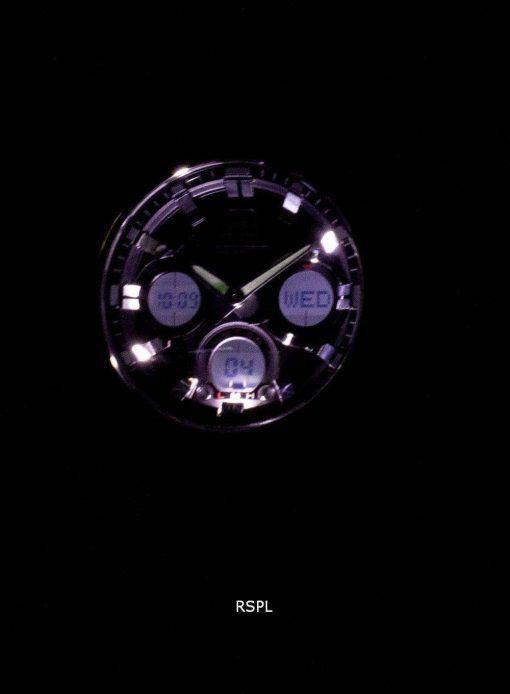건반의 g 조-충격 G-철강 아날로그-디지털 세계 시간 GST-S110-1A 남자의 시계