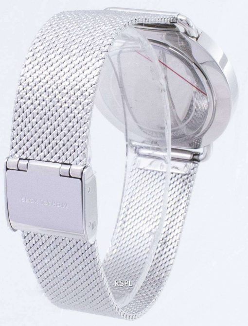 마이클 Kors 포시 아 석 영 다이아몬드 악센트 MK3843 여자의 시계