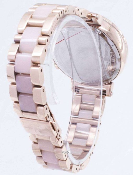 마이클 Kors 소피 크로 노 그래프 쿼 츠 다이아몬드 악센트 MK6560 여자의 시계