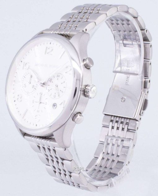 마이클 Kors 여사 MK8637 크로 노 그래프 쿼 츠 남성용 시계