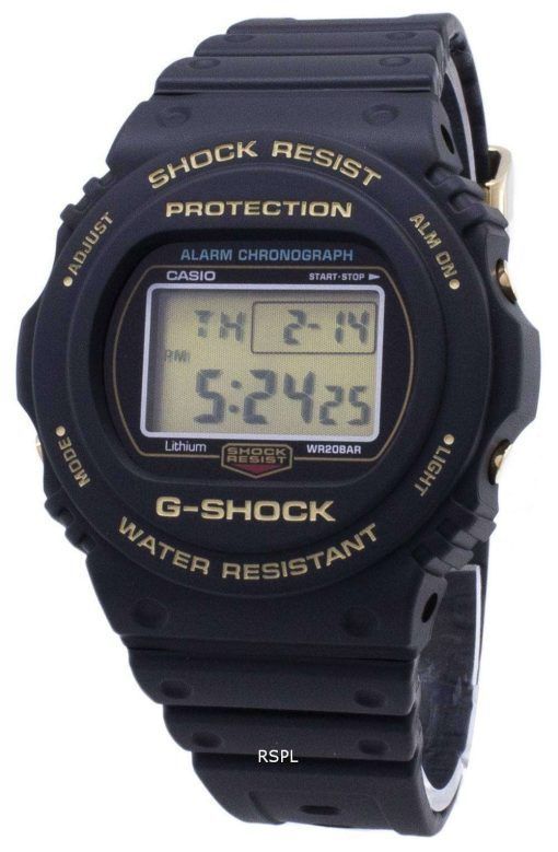 건반의 g 조-충격 DW-5735 D-1B DW5735D-1B 충격 방지 디지털 남자의 시계