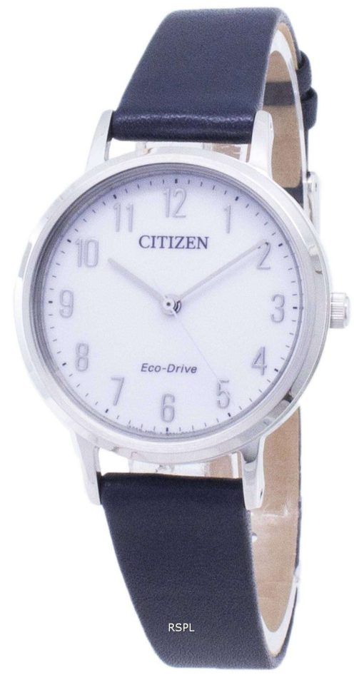 시민 에코 드라이브 EM0571-16A 아날로그 여자의 시계