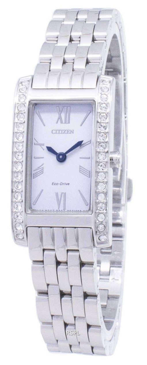 시민 에코 드라이브 EX1470 86A 다이아몬드 악센트 아날로그 여자의 시계
