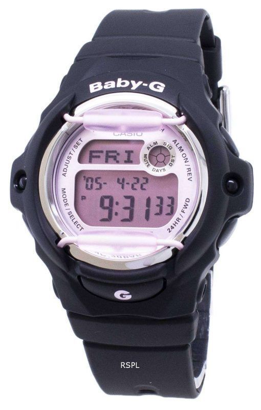 건반 베이비-G BG-169 M-1 BG169M-1 세계 시간 충격 방지 여자의 시계