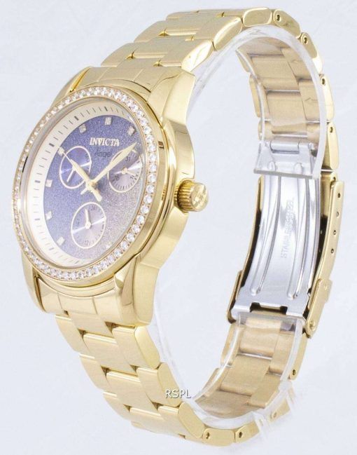 인 빅 타 천사 23822 크로 노 그래프 다이아몬드 악센트 여자의 시계
