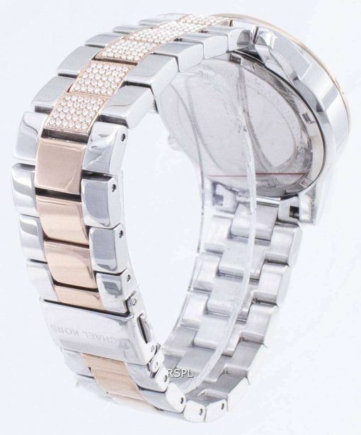 마이클 맥 스 리츠 MK6651 크로 노 그래프 다이아몬드 악센트 여성용 손목시계