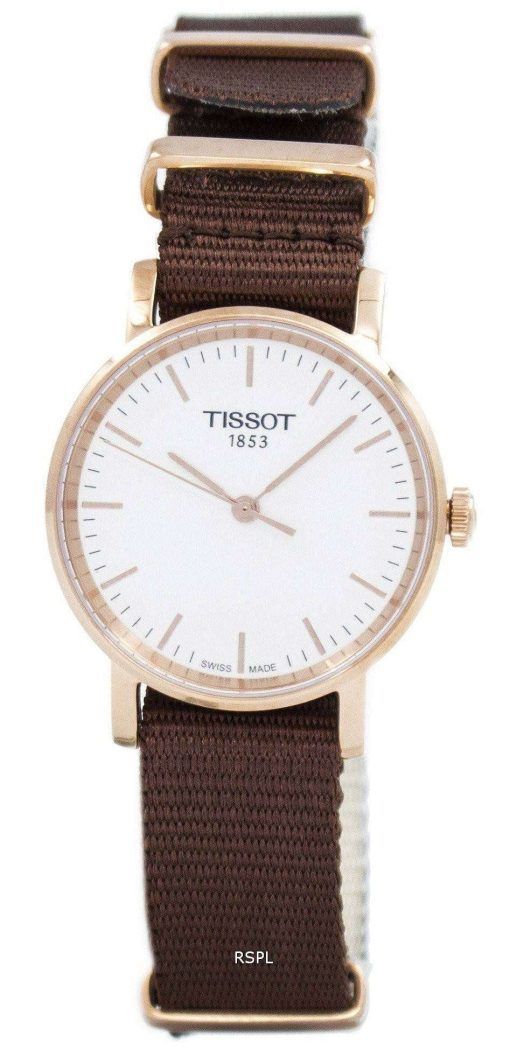 Tissot T-클래식 매번 작은 석 영 T109.210.37.031.00 T1092103703100 여자 시계