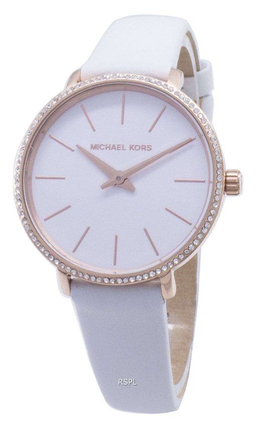 Michael Kors 미니 파이퍼 MK2802 다이아몬드 악센트 아날로그 시계