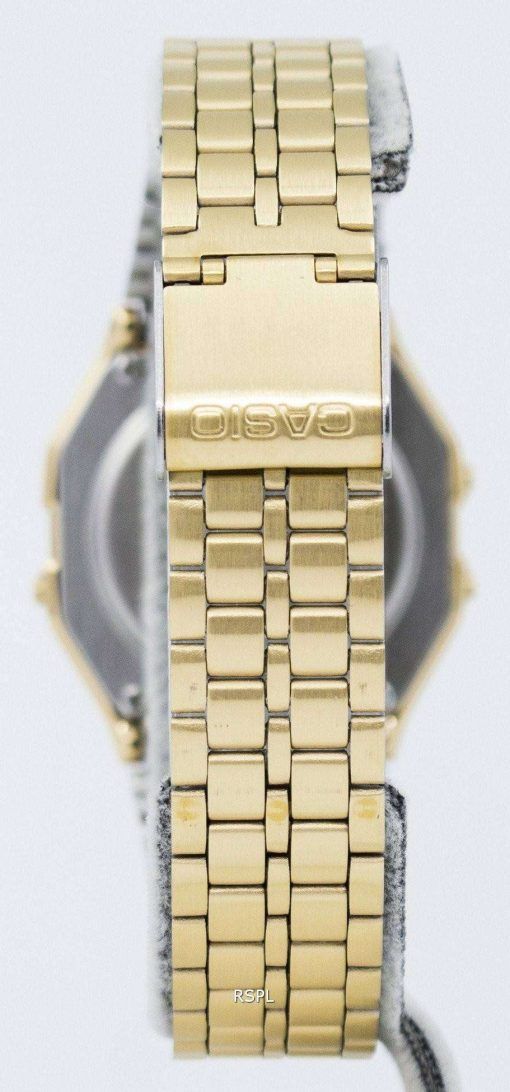 카시오 디지털 알람 크로 노 스테인리스 A159WGEA 1DF A159WGEA-1 여자의 시계