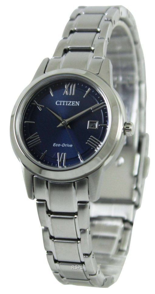 시민 에코 드라이브 블루 다이얼 FE1081-59 L 여성 시계