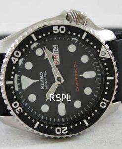세이 코 자동 다이 버 SKX007K1 SKX007K SKX007 고무 밴드 시계