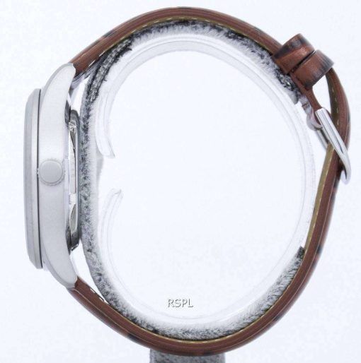 세이 코 5 스포츠 군 자동 일본 만든 비율 갈색 가죽 SNZG07J1-LS7 남자의 시계