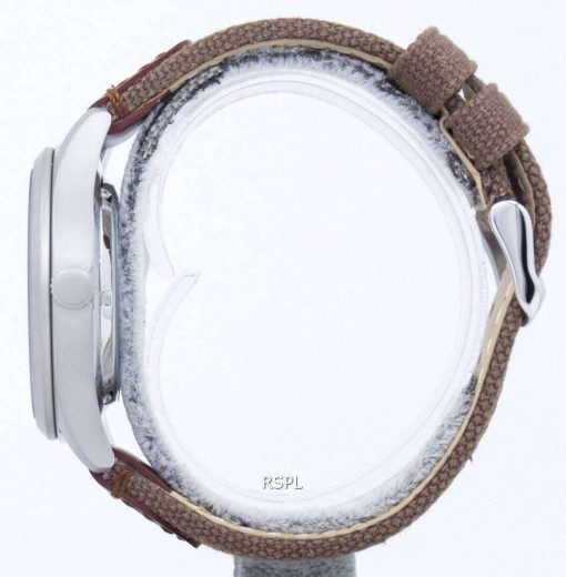 세이 코 5 스포츠 자동 일본 만든 캔버스 스트랩 SNZG15J1 NS1 남자의 시계