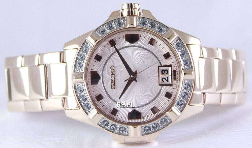 세이 코 쿼 츠 크리스털 로즈 골드 SUR802P1 SUR802P 여자의 시계 4 세이 코 쿼 츠 크리스털 로즈 골드 SUR802P1 SUR802P 여자의 시계