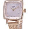 Tissot T - Lady Lovely Square T058.109.33.456.00 다이아몬드 악센트 T0581093345600 여성 시계