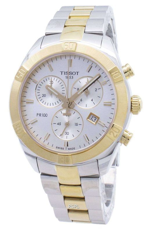 Tissot T - Classic PR 100 스포츠 T101.917.22.031.00 T1019172203100 크로노 그래프 여성 시계