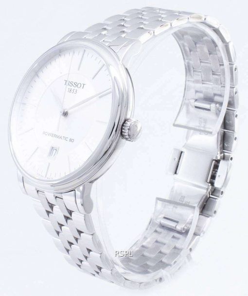 Tissot T - Classic 카슨 프리미엄 Powermatic 80 T122.407.11.031.00 T1224071103100 자동식 남성용 시계