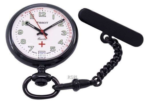 Tissot 티 - 포켓 펜던트 Petite Infirmiere T81.7.224.92 T81722492 석영 회중 시계