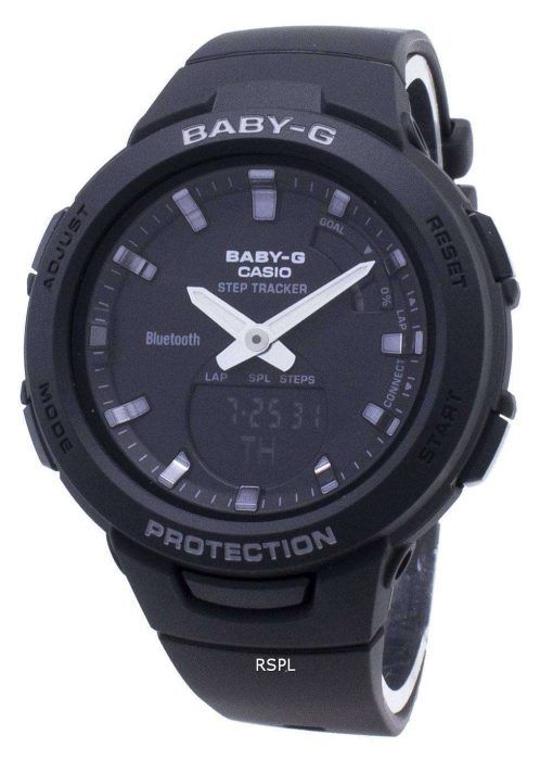 Casio Baby-G G-SQUAD BSA-B100-1A 스텝 트래커 블루투스 여성용 시계