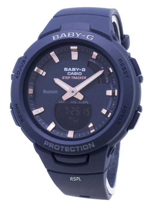 Casio Baby-G G-SQUAD BSA-B100-2A 스텝 트래커 블루투스 여성용 시계